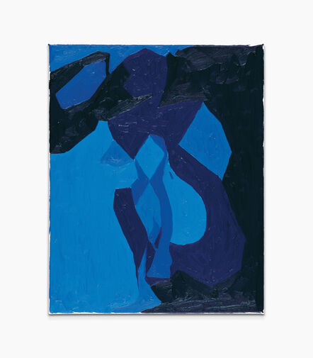 Chris Ofili, ‘Nude Study in Blue’, 2006
