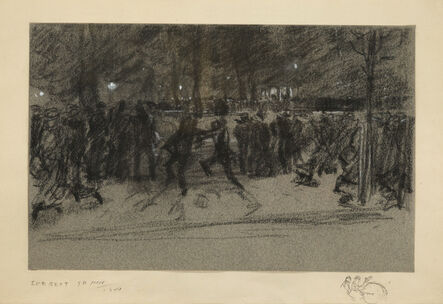 Everett Shinn, ‘The Band, Washington Square’, 1904