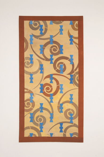 Chant Avedissian, ‘P8 - Spiral pattern from Tashkent caftan and blue Khiva glazed tiles’, 2016