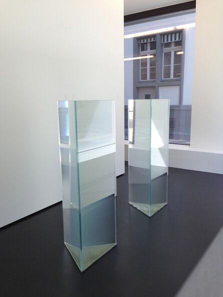 Meg Webster, ‘Contained Water Pair(Water from the Nearest Glacier, from the Nearest River)’, 2013