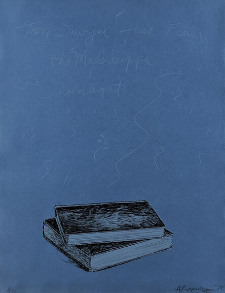 Allen Ruppersberg, ‘Tom Sawyer, Huck Finn, The Mississippi and Moonlight’, 1978