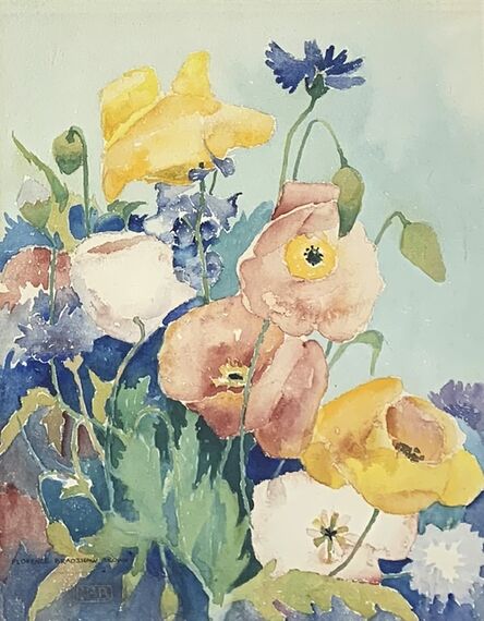 Florence Bradshaw Brown, ‘Garden Flowers’, ca. 1925