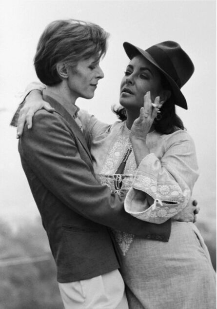 Terry O'Neill, ‘David Bowie and Elizabeth Taylor, Beverly Hills’, 1975