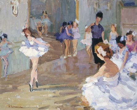 Nadezhda Eliseevna Chernikova, ‘Ballet class’, 1978
