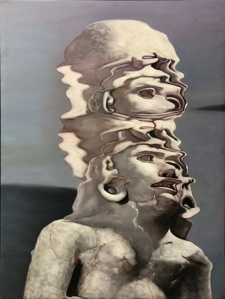 Alexis Mata, ‘Ejercicio de distorsión sobre Chalchiuhcihuatl’, 2020