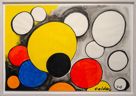 Alexander Calder, ‘Appearing Orbs’, 1974