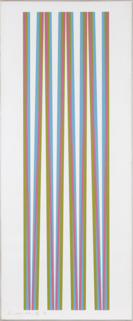Bridget Riley, ‘Untitled (Elongated Triangles 5)’, 1971