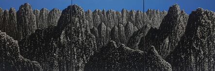 Saenkom Chansrinual, ‘Mountain, Blue (Triptych)’, 2020