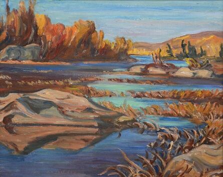 Alexander Young Jackson, ‘River In Autumn, Algonquin Park’, 1935