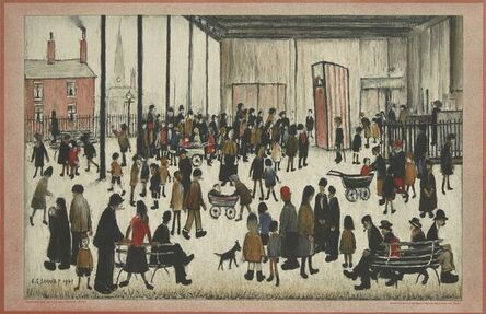 Laurence Stephen Lowry, ‘Punch and Judy [SP21]’, 1943