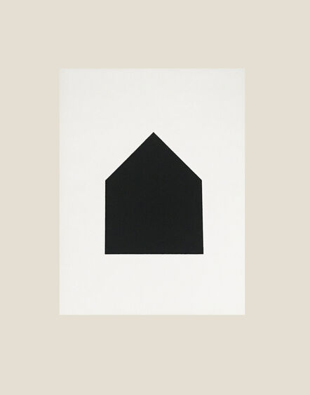 Jürgen Bauer, ‘Black House on white’, 2020