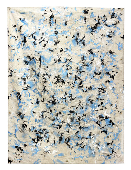 Futura, ‘SCORPIOIDES (blue black white)’, 2022