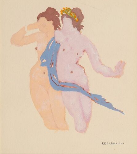 Tamara de Lempicka, ‘Deux femmes’, 1974