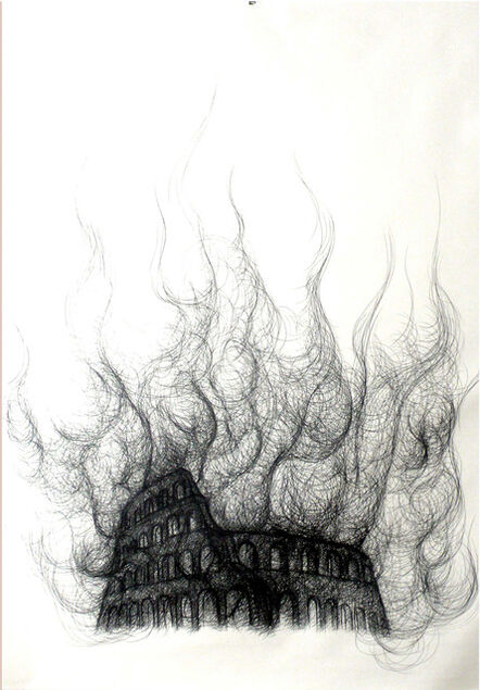 Paolo Canevari, ‘Burning Colosseum’, 2007