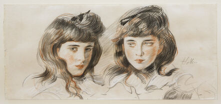 Paul César Helleu, ‘Double Portrait of the Artist's Daughter Ellen.’, 1902-1903