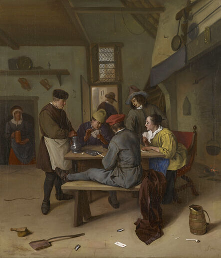 Jan Steen, ‘Card Players in a Tavern’, 1664