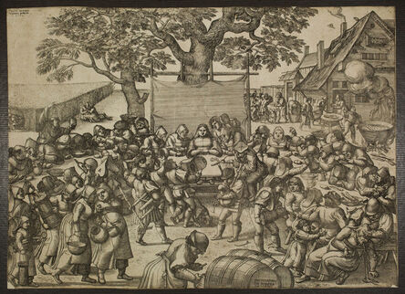 Peter van der Borcht, ‘The Large Wedding Feast’, 1560