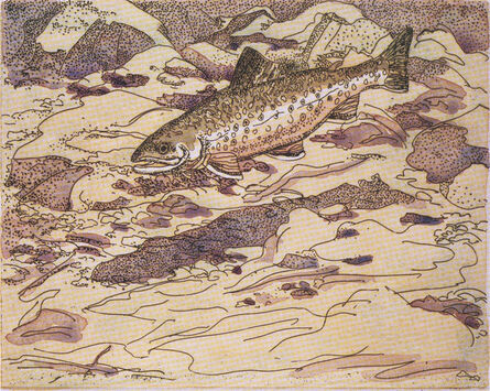 Neil G. Welliver, ‘Trout’, 1973