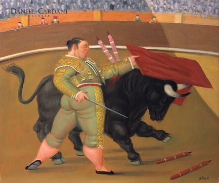 Fernando Botero, ‘Pase de pecho’, 1991