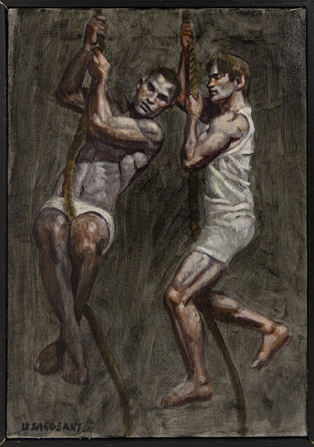 Mark Beard, ‘[Bruce Sargeant (1898-1938)] Two Men on Ropes’, n.d.