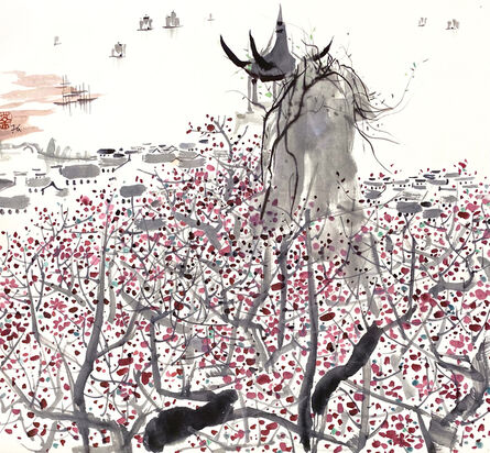 Wu Guanzhong, ‘The Plum Garden’, 1976