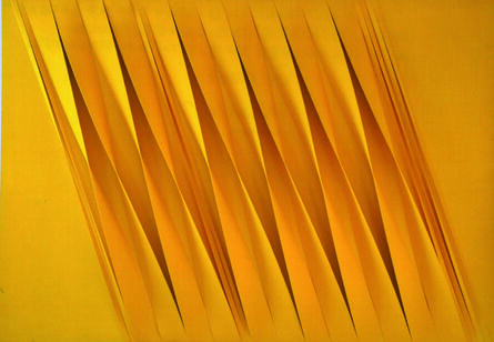 Pino Manos, ‘Spazio estroflesso giallo cromo solare’, 2013