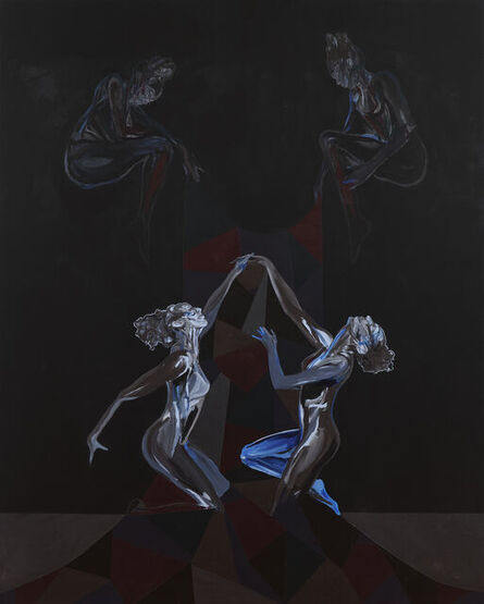 Adia Millett, ‘Untitled (4 Figures Black)’, 2022