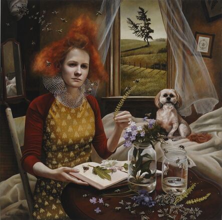 Andrea Kowch, ‘Queen's Court - 1st  Limited Edition Framed Hand  Signed Print’, 2019