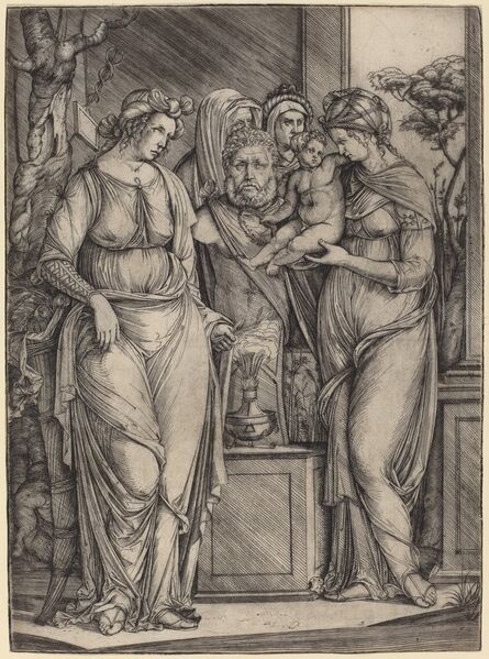 Jacopo de' Barbari, ‘Large Sacrifice to Priapus’, ca. 1499/1501