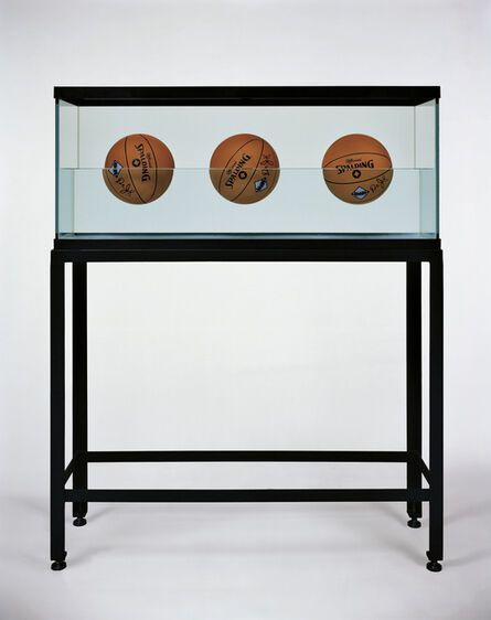 Jeff Koons, ‘Three Ball 50-50 Tank (Spalding Dr. JK Silver Series)’, 1985