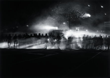 Robert Longo, ‘Untitled (Ferguson Police, August 13, 2014)’, 2014