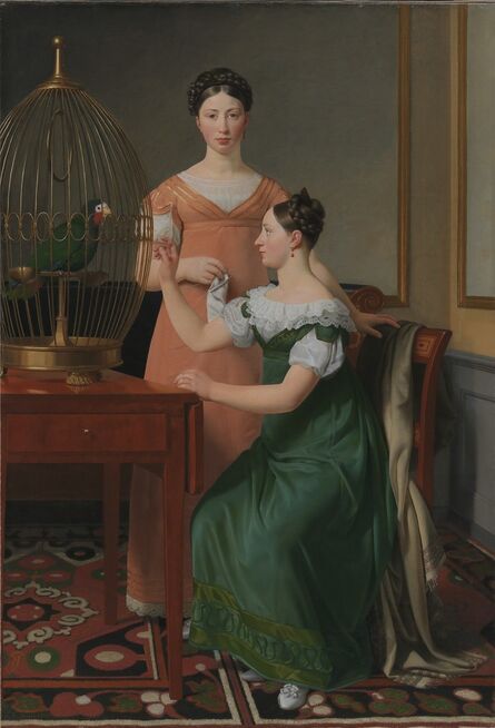 Christoffer Wilhelm Eckersberg, ‘Mendel Levin Nathanson's Elder Daughters, Bella and Hanna’, 1820