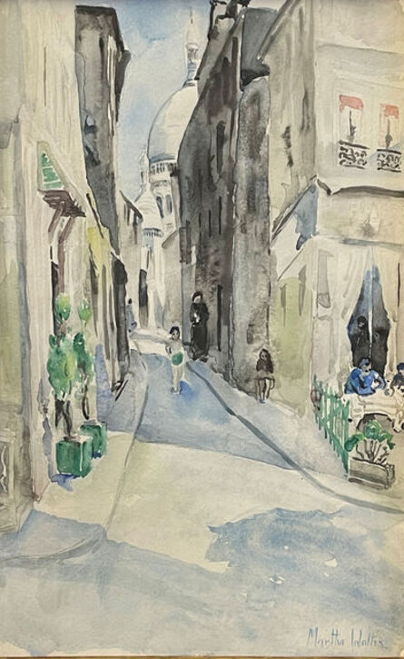 Martha Walter, ‘Street Scene in Montmartre, Paris, France’, Early 20th century
