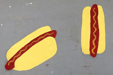 Oscar Figueroa, ‘Hot dog angled view, Hot dog overhead view’, 2016