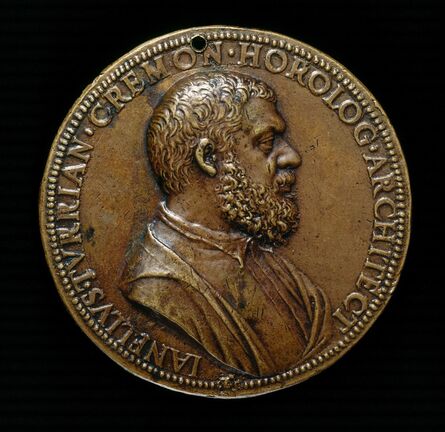 Leone Leoni, ‘Gianello della Torre of Cremona, 1500-1585, Engineer in the Service of Charles V [obverse]’