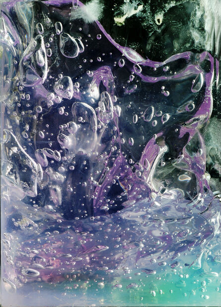 Ben Weiner, ‘Gel Abstract (Purple, Green)’, 2019