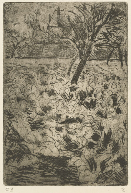 Camille Pissarro, ‘The Cabbage Field (Le champ de choux)’, ca. 1880
