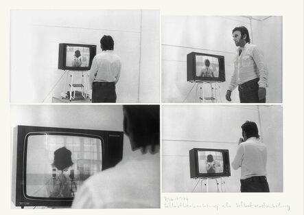 Peter Weibel, ‘Self viewing as self forgetting as self darkening’, 1974