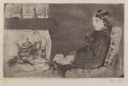 Mary Cassatt, ‘Lydia at Afternoon Tea’, 1882