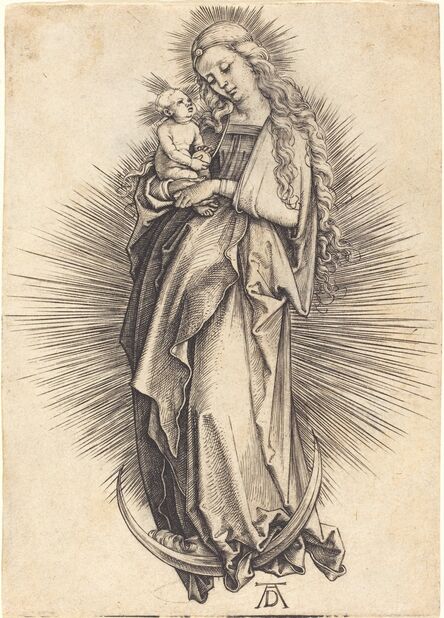 Albrecht Dürer, ‘The Virgin on the Crescent’, ca. 1498/1499