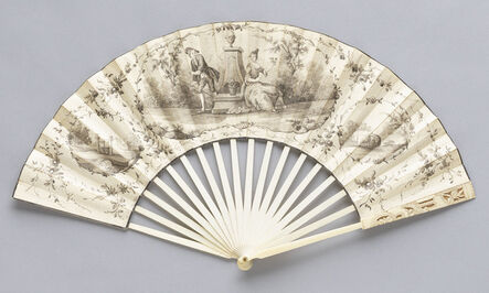 Various Artists, ‘Mourning Fan’, 1760-1770