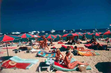 Slim Aarons, ‘Beach at St. Tropez’, 1977