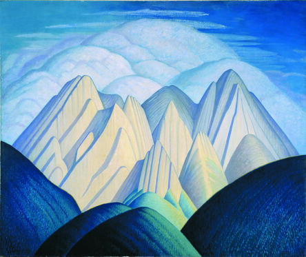 Lawren Stewart Harris, ‘Untitled (Mountains Near Jasper)’, ca. 1934