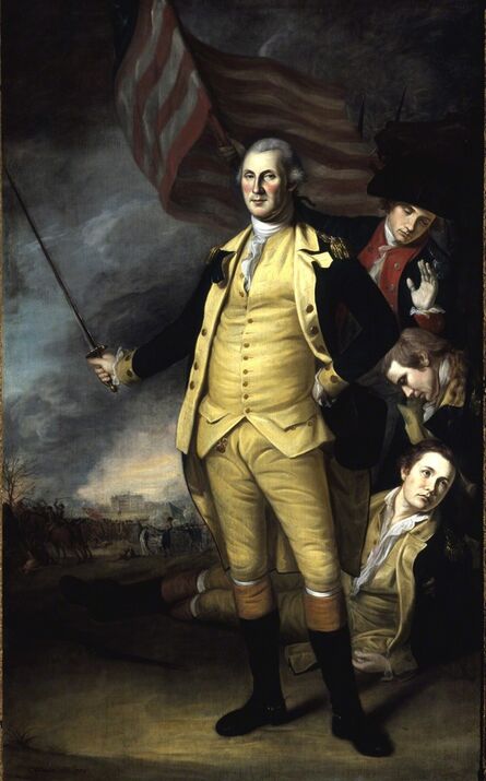 Charles Willson Peale, ‘George Washington at the Battle of Princeton’, 1783-1784
