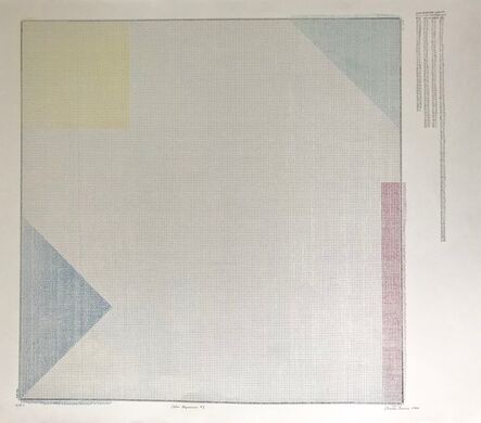 Charles Gaines, ‘COLOR REGRESSION # 1 ’, 1980