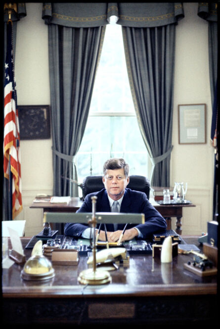 Elliott Erwitt, ‘John F. Kennedy in the Oval Office’, 1962