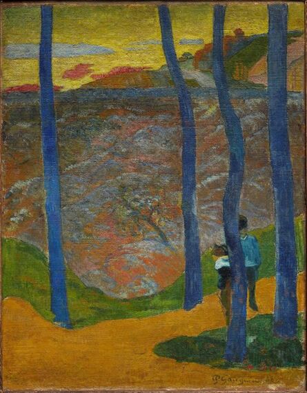 Paul Gauguin, ‘Blue Trees. Your Turn Will Come, My Beauty!’, 1888