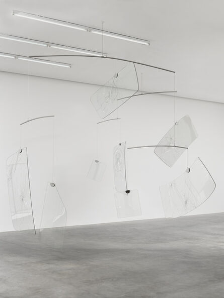Cerith Wyn Evans, ‘“phase shifts (after David Tudor)” 5 screens’, 2020