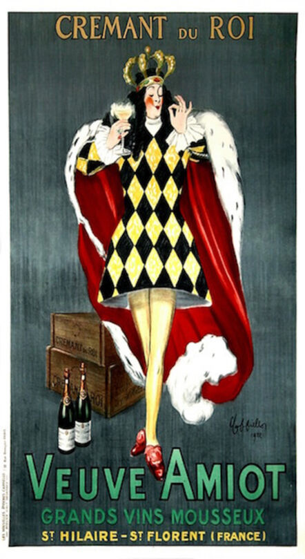 Leonetto Cappiello, ‘Veuve Amiot / Cremant du Roi’, 1922