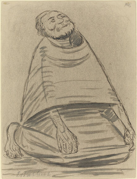 Ernst Barlach, ‘Man Kneeling’, 1916